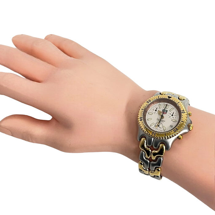 2cm腕周りタグホイヤー S35.006 セル プロフェッショナル 200M 腕時計