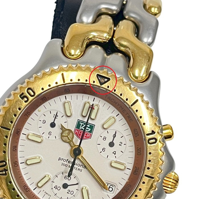 2cm腕周りタグホイヤー S35.006 セル プロフェッショナル 200M 腕時計