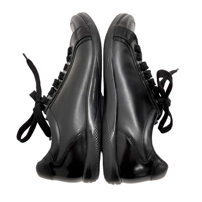 PRADA/プラダ】 DNC 111 スニーカー レザー 黒 メンズ【中古