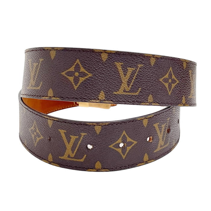 LOUIS VUITTON/ルイ・ヴィトン】 モノグラム M9608 サンチュール・LVイニシアル ベルト ブラウン メンズ【中古】【真子 –  真子質店 PawnShopMAKO