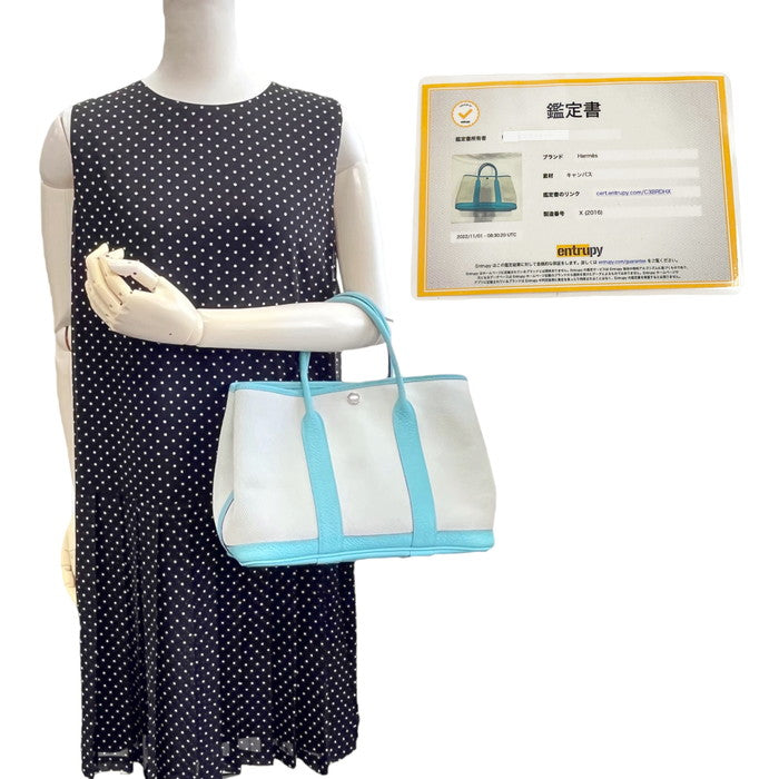 【HERMES/エルメス】 ガーデンパーティ TPM ハンドバッグ キャンバス アイボリー/ブルーアトール レディース【中古】【真子質店】【GD】




【TMoYMa】