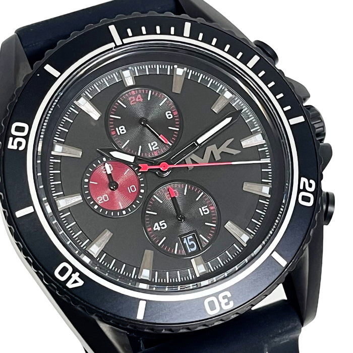 【Michael Kors/マイケルコース】 MK-8377 クロノグラフ 腕時計 ステンレススチール/ラバー クオーツ 黒文字盤 メンズ
【中古】【真子質店】【NN】




【YY】
