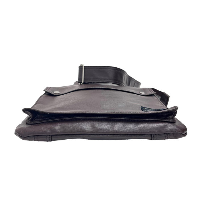 PORTER/ポーター】 ショルダーバッグ レザー ブラウン メンズ【中古