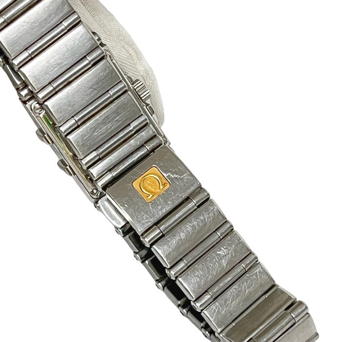 オメガ 1531.74 コンステレーション カレ クアドラ クォーツ 腕時計 SS シルバー