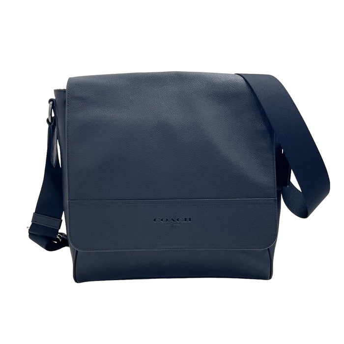 【COACH/コーチ】 メッセンジャーバッグ　斜め掛け ショルダーバッグ レザー 黒 ユニセックス【中古】【真子質店】【GD】




【Mox】