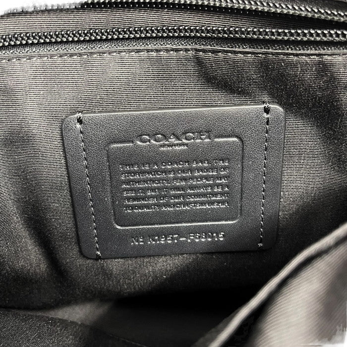【COACH/コーチ】 メッセンジャーバッグ　斜め掛け ショルダーバッグ レザー 黒 ユニセックス【中古】【真子質店】【GD】




【Mox】