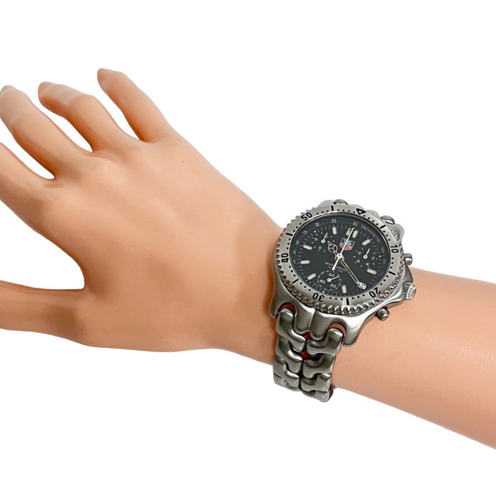 タグホイヤー S/EL クォーツ クロノグラフ メンズ CG1110-0多少の小傷あり - 腕時計(アナログ)