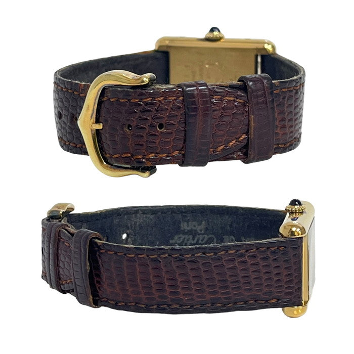【CARTIER/カルティエ】 マストタンクヴェルメイユSM 腕時計/リザード/925 手巻き レディース
【中古】【真子質店】【GD】




【Kxx】