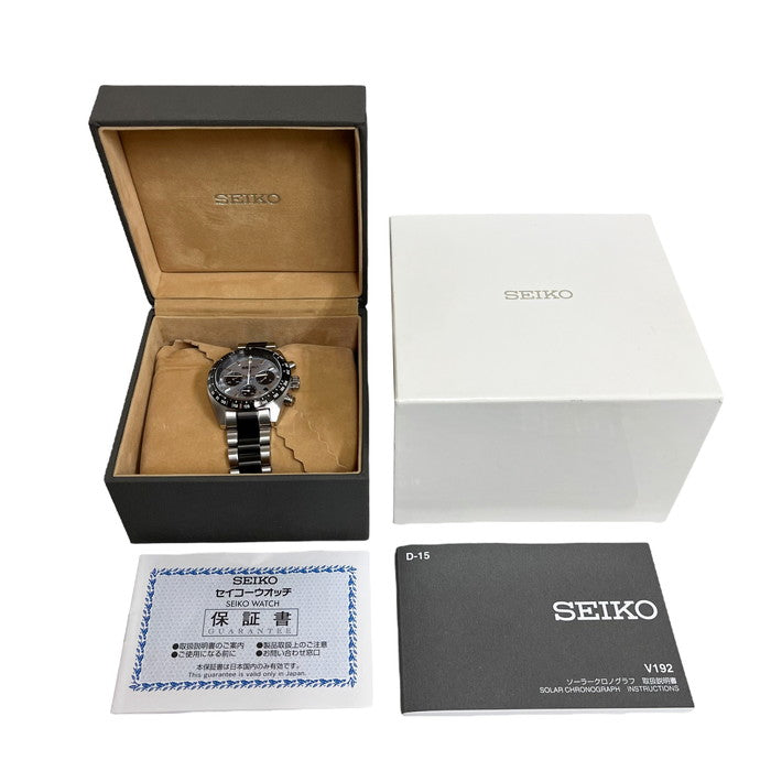 【SEIKO/セイコー】 スピードタイマー　 SBDL093（V192-0AG0) 限定モデル 腕時計 ステンレススチール ソーラー アイスブルー文字盤 メンズ
【中古】【真子質店】【GD】




【MoMaMa】