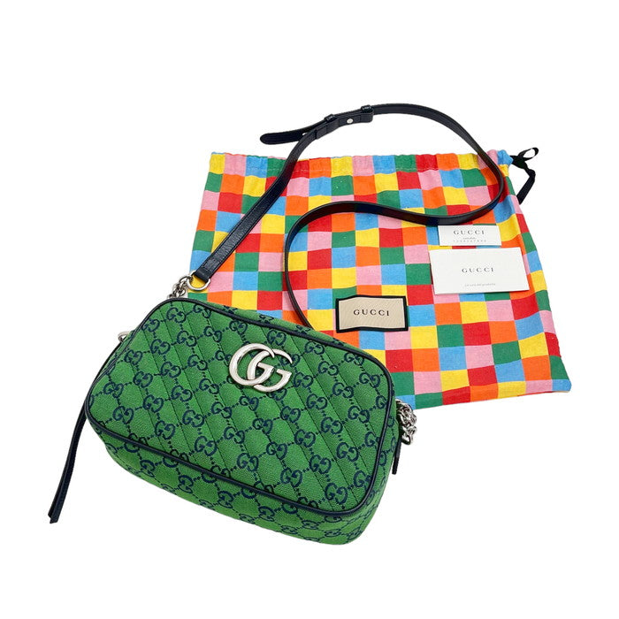 GUCCI/グッチ】 447632 キルティング ショルダーバッグ GGキャンバス グリーン レディース【中古】【真子質店】【GD】 【I –  真子質店 PawnShopMAKO