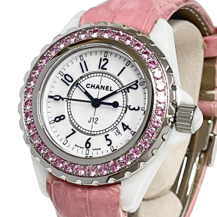 【CHANEL/シャネル】 J12 H1336  腕時計 ピンクサファイア/ステンレススチール/セラミック/レザー クオーツ 白文字盤 レディース
【中古】【真子質店】【GD】




【TMaIx】