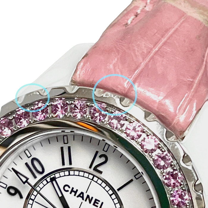【CHANEL/シャネル】 J12 H1336  腕時計 ピンクサファイア/ステンレススチール/セラミック/レザー クオーツ 白文字盤 レディース
【中古】【真子質店】【GD】




【TMaIx】
