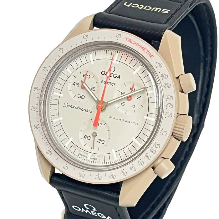 【OMEGA/オメガ】 S033C100 OMEGA × SWATCH コラボ スウォッチ スピードマスター 腕時計/バイオセラミック クオーツ ベージュ ユニセックス
【中古】【真子質店】【GD】




【MaDI】