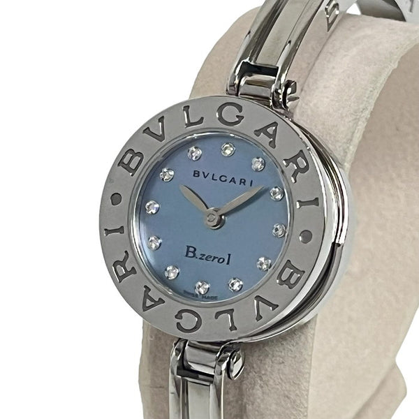 【BVLGARI/ブルガリ】 B-ZERO1/ビーゼロワン BZ22S  バングル Sサイズ 腕時計 ステンレススチール/ダイヤモンド12P  クオーツ ブルーシェル文字盤 レディース
【中古】【真子質店】【GD】




【MiID】