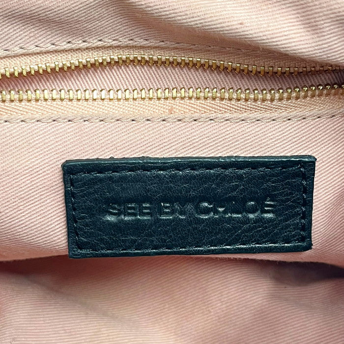 SEE BY CHLOE/シーバイクロエ】 ヒョウ 刺繍 ショルダーバッグ
