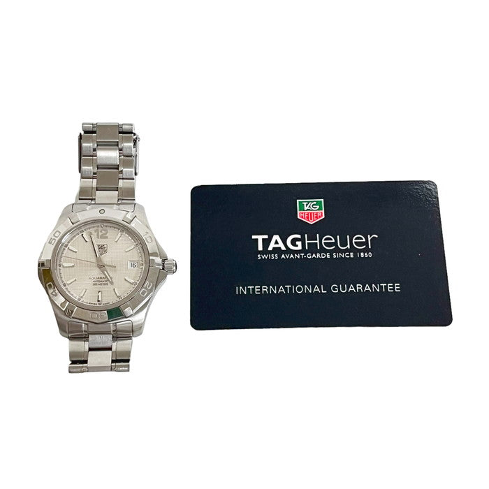 【TAG HEUER/タグホイヤー】 WAF2111.BA0806 アクアレーサー 腕時計 ステンレススチール 自動巻き/オートマ シルバー文字盤 メンズ
【中古】【真子質店】【GD】




【YxMo】