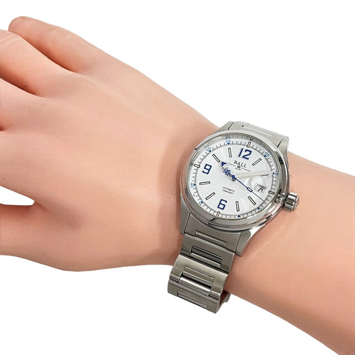 BALLWATCH/ボールウォッチ】 ストークマンレーサー NM2088C-SJ-WHBE 仕上げ済 腕時計 ステンレススチール 自動巻き –  真子質店 PawnShopMAKO