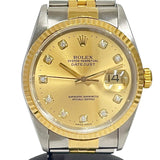 【ROLEX/ロレックス】 16233G  ＯH済 デイトジャスト 腕時計 ステンレススチール/ＹGイエローゴールド/ダイヤモンド10P(新) 自動巻き/オートマ シャンパン メンズ
【中古】【真子質店】【BL】




【YMoMaD】
【ex】