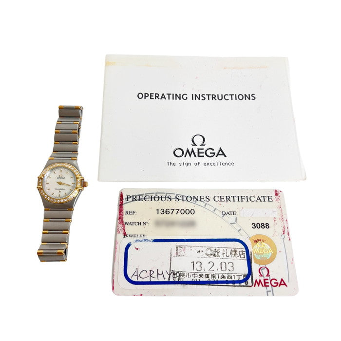 【OMEGA/オメガ】 1367.70  コンステレーション ダイヤベゼル  腕時計 ステンレススチール/イエローゴールド/ダイヤモンド クオーツ シェル文字盤 レディース
【中古】【真子質店】【GD】




【IKYx】