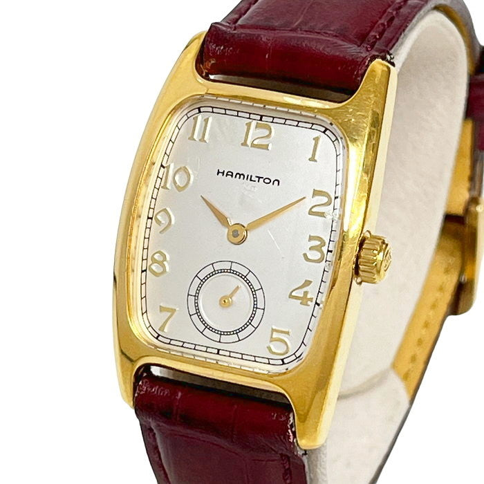 稼働品 HAMILTON ハミルトン 腕時計 スモセコ クォーツ 6200A HAMILTON/ハミルトン】 6264 スモセコ ヴィンテージ 腕時計 ステンレス