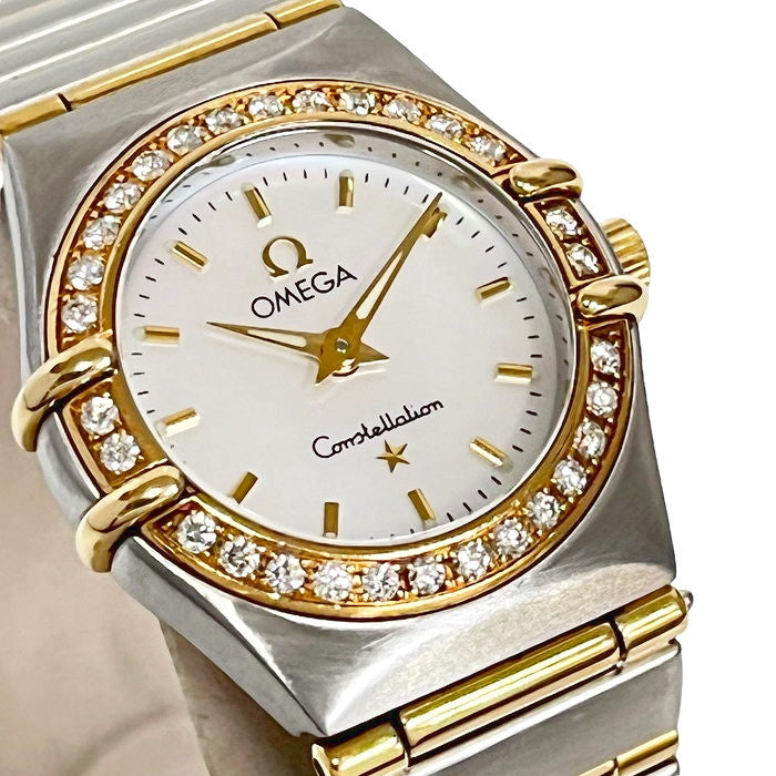 【OMEGA/オメガ】 1267.30  コンステレーション ダイヤベゼル　フルバー 腕時計 ステンレススチール/ダイヤモンド/イエローゴールド クオーツ シェル文字盤 レディース
【中古】【真子質店】【GD】




【IIxx】