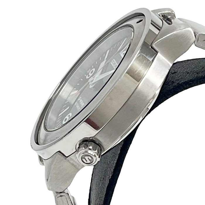 SEIKO/セイコー】 7S26-0300 S-WAVE ラウンドデイデイト 腕時計
