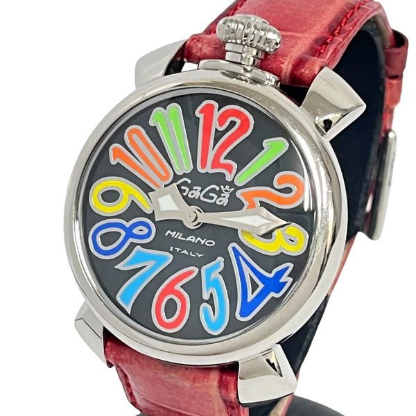 Gaga Milano/ガガミラノ】 マヌアーレ 13866 マルチカラー 腕時計 