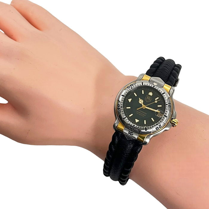 【TAG HEUER/タグホイヤー】 WH5253  6000 シリーズ クロノメーター 腕時計 GP/レザー 自動巻き/オートマ グリーン文字盤 メンズ
【中古】【真子質店】【GD】




【DMoI】