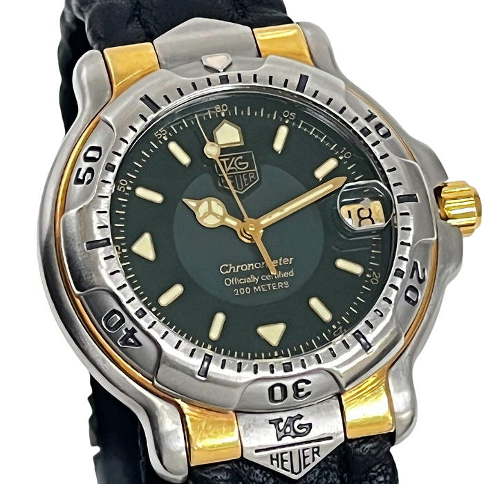 【TAG HEUER/タグホイヤー】 WH5253  6000 シリーズ クロノメーター 腕時計 GP/レザー 自動巻き/オートマ グリーン文字盤 メンズ
【中古】【真子質店】【GD】




【DMoI】