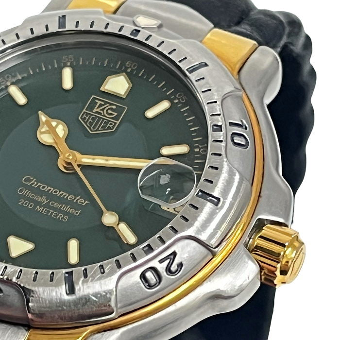 【TAG HEUER/タグホイヤー】 WH5253  6000 シリーズ クロノメーター 腕時計 GP/レザー 自動巻き/オートマ グリーン文字盤 メンズ
【中古】【真子質店】【GD】




【DMoI】