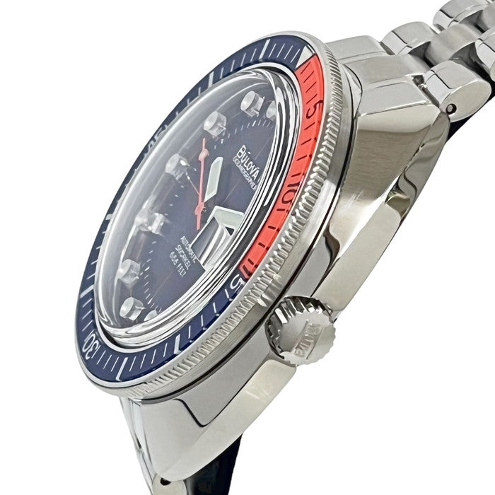 96B321  BULOVA/ブローバ  デビルダイバー 腕時計 ステンレススチール 自動巻き/オートマ 紺/オレンジ メンズ
【中古】【真子質店】【GD】




【MaSx】