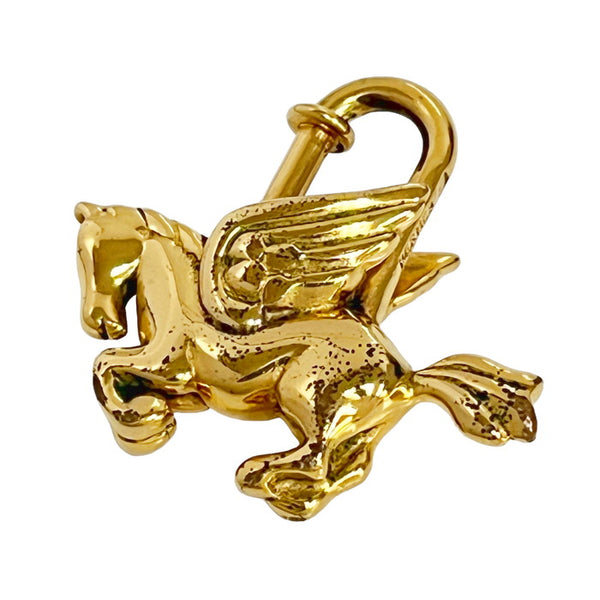 極美品 HERMES エルメス カデナ ペガサス ゴールドGP HERMES/エルメス】 ペガサス カデナ GP ゴールド ユニセックス