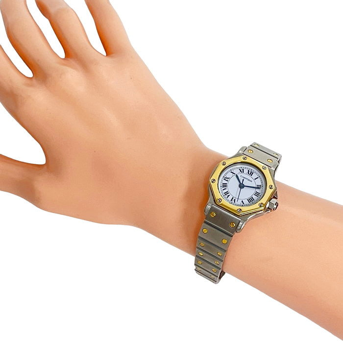CARTIER&frasl;カルティエ サントス オクタゴンSM 090787441 腕時計