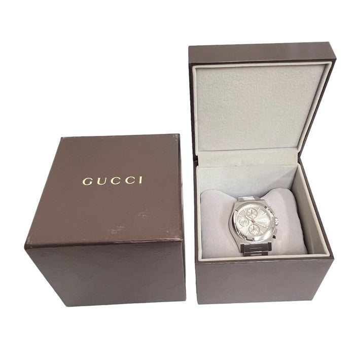【GUCCI/グッチ】 パンテオン 115.2  クロノ 腕時計 ステンレススチール 自動巻き/オートマ シルバー メンズ
【中古】【真子質店】【GD】




【DYT】