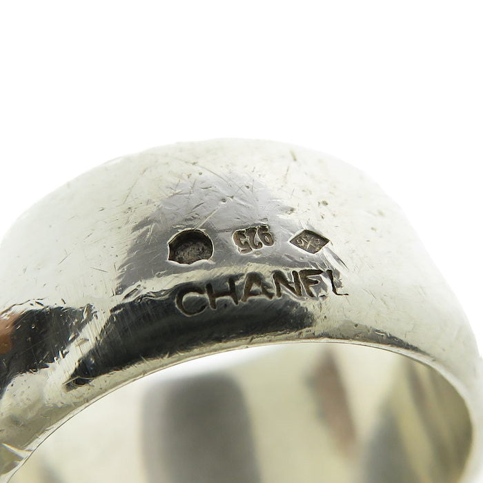 14号【CHANEL/シャネル】 ロゴ入り リング・指輪 シルバー925 17.0g シルバー ユニセックス 【中古】【真子質店】【BL】 –  真子質店 PawnShopMAKO