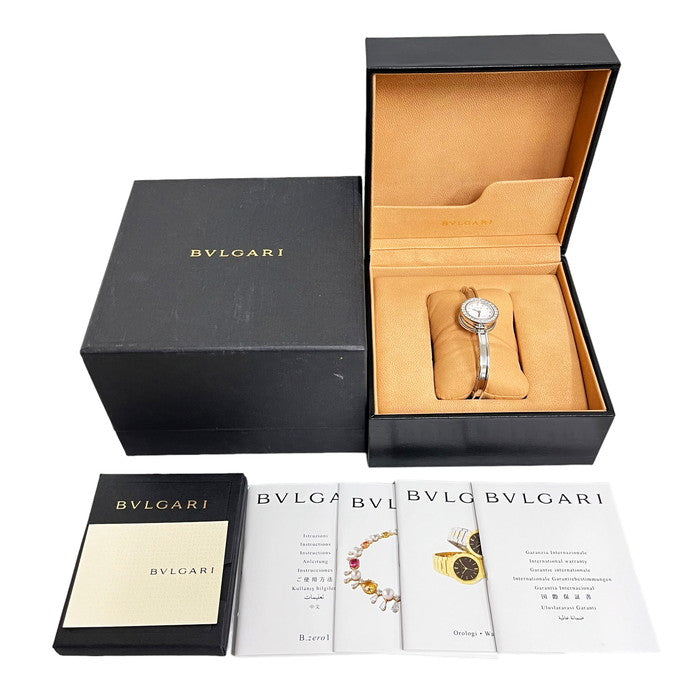 【BVLGARI/ブルガリ】 B-ZERO1/ビーゼロワン BZ22S  ダイヤベゼル バングルウォッチ 腕時計 ステンレススチール/ダイヤモンド クオーツ 白文字盤 レディース
【中古】【真子質店】【GD】




【IYMox】