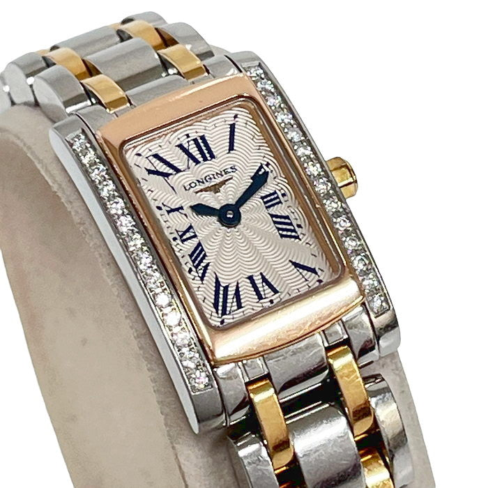 【LONGINES/ロンジン】 L5.158.5 ドルチェヴィータ ダイヤベゼル 腕時計 ステンレススチール/PG/ダイヤモンド クオーツ クリーム系文字盤 レディース
【中古】【真子質店】【GD】




【KST】