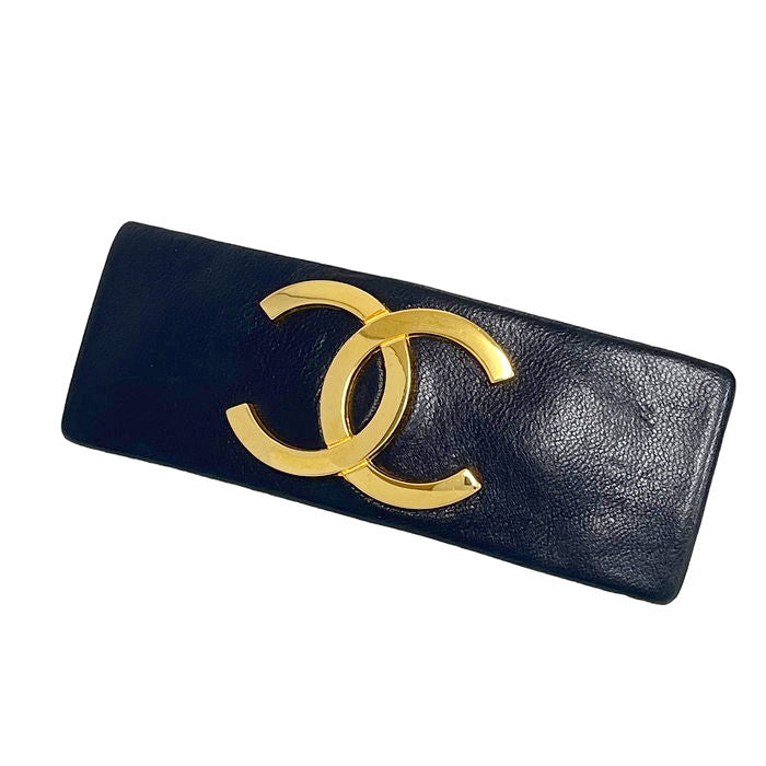 【CHANEL/シャネル】 ココマーク   バレッタ レザー/GP ブラック レディース
【中古】【真子質店】【GD】




【Txx】