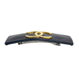 【CHANEL/シャネル】 ココマーク   バレッタ レザー/GP ブラック レディース
【中古】【真子質店】【GD】




【Txx】