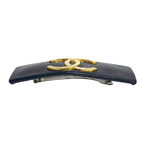 【CHANEL/シャネル】 ココマーク   バレッタ レザー/GP ブラック レディース
【中古】【真子質店】【GD】




【Txx】