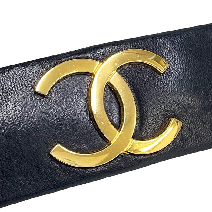【CHANEL/シャネル】 ココマーク   バレッタ レザー/GP ブラック レディース
【中古】【真子質店】【GD】




【Txx】