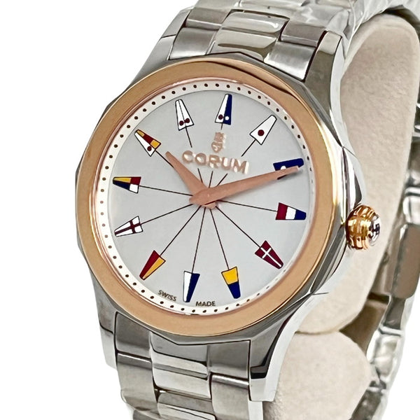 【CORUM/コルム】 アドミラルズカップレ ジェンド 32 020.100.24(A020/02669) 腕時計 K18PGピンクゴールド/ステンレススチール クオーツ シェル文字盤 レディース
【中古】【真子質店】【GD】




【ITMaK】