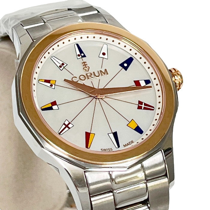 【CORUM/コルム】 アドミラルズカップレ ジェンド 32 020.100.24(A020/02669) 腕時計 K18PGピンクゴールド/ステンレススチール クオーツ シェル文字盤 レディース
【中古】【真子質店】【GD】




【ITMaK】