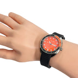 96B350  BULOVA/ブローバ オ－シャノグラファー デビルダイバー 復刻モデル 腕時計 ステンレススチール/ラバー 自動巻き/オートマ オレンジ文字盤 黒 メンズ
【中古】【真子質店】【GD】




【MoYI】