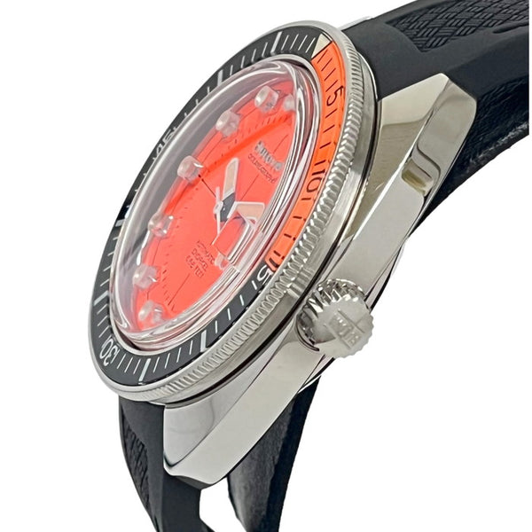 96B350  BULOVA/ブローバ オ－シャノグラファー デビルダイバー 復刻モデル 腕時計 ステンレススチール/ラバー 自動巻き/オートマ オレンジ文字盤 黒 メンズ
【中古】【真子質店】【GD】




【MoYI】