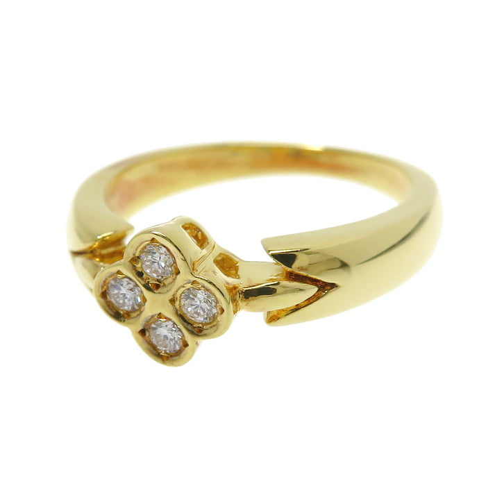 6.5号【MIKIMOTO/ミキモト】 フラワーモチーフ ダイヤモンド 計0.08ct 