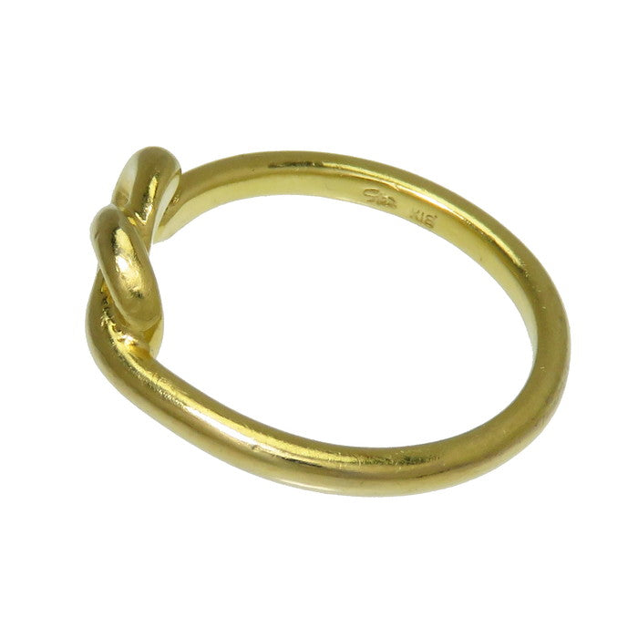 K18 ゴールド　ハートリング 楽天市場】K18 ハート リング 6号〜16号送料無料 ゴールド 指輪