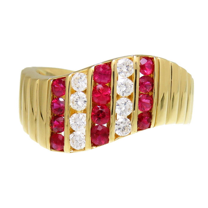 12号 【セイコージュエリー】 ルビー ダイヤモンド 計0.24ct
