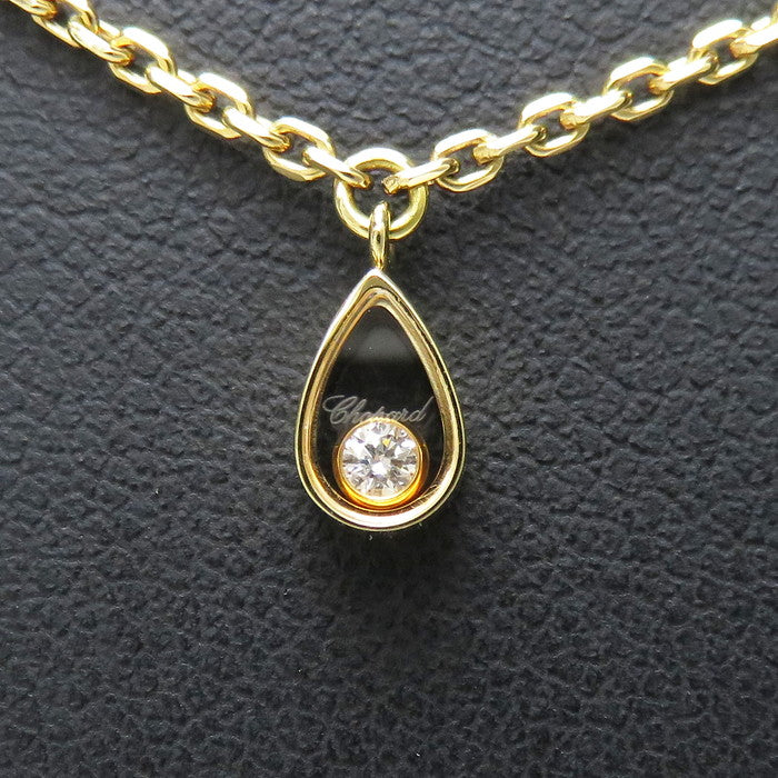 ☆ダイヤモンド0.03k18silverドロップネックトップ Chopard/ショパール】 ドロップ 一粒 ダイヤモンド 0.03ct