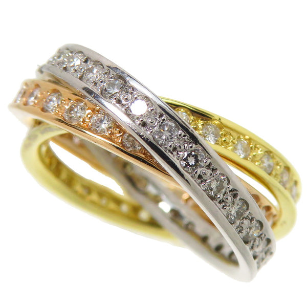 15号 3連 ダイヤモンド 計1.75ct リング・指輪 K18YGイエローゴールド 18金/K18WGホワイトゴールド 18金/K18PGピンクゴールド 10.3g スリーカラー ピンク シルバー レディース
【中古】【真子質店】




【MiMix】